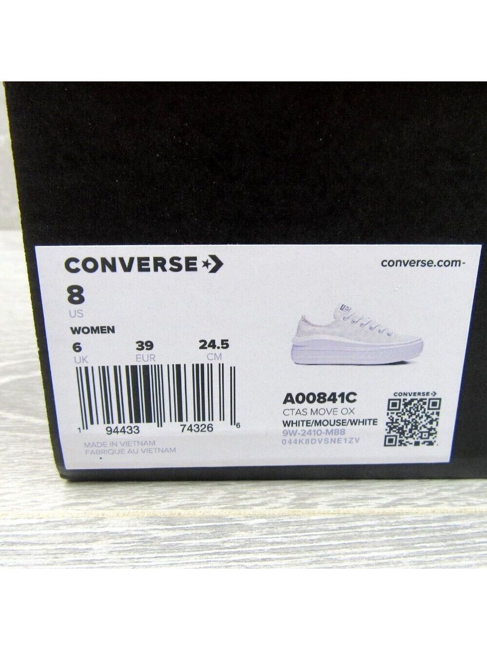 Converse Chuck Taylor All Star Move OX Floral Shoes Women's Size 8 NEW - Picture 15 of 15